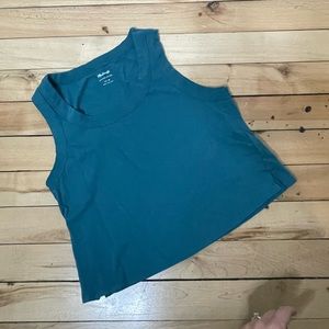 Madewell cropped tank top size medium